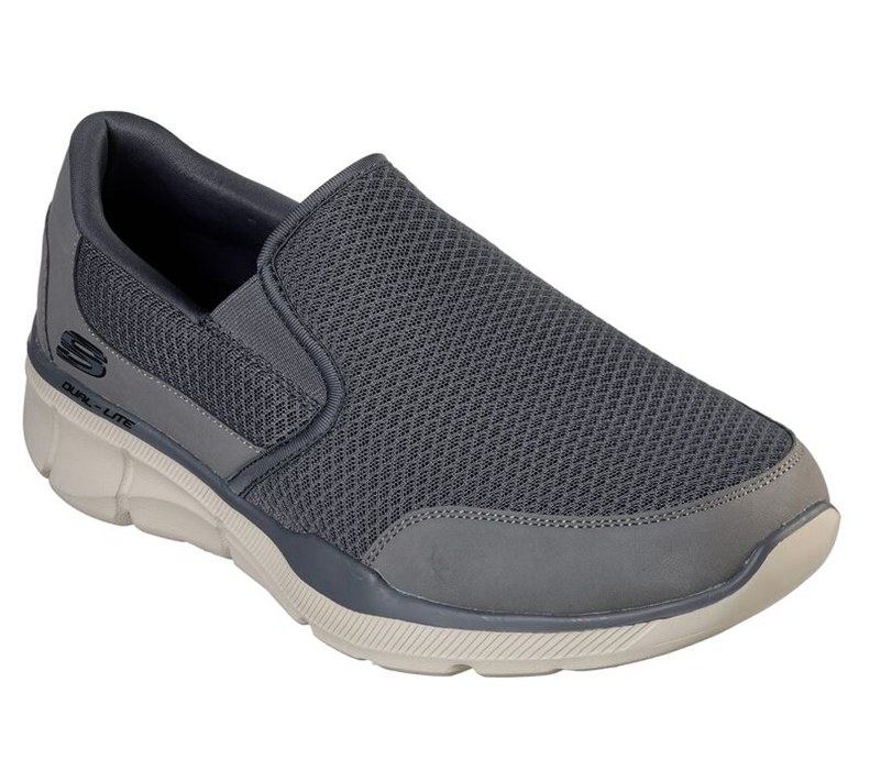 Skechers Relaxed Fit: Equalizer 3.0 - Bluegate - Mens Slip On Shoes Deep Grey [AU-FV3769]